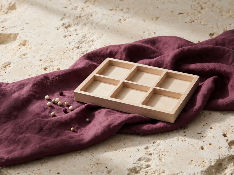 An empty bead tray